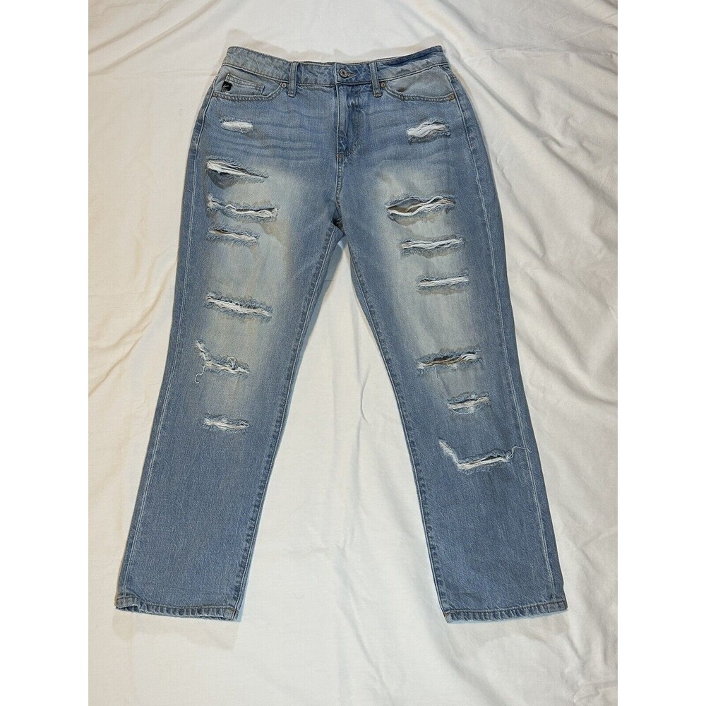Kancan Denim Blue Jeans RN# 144635 Womens Size 7/27 Distressed Medium Wash